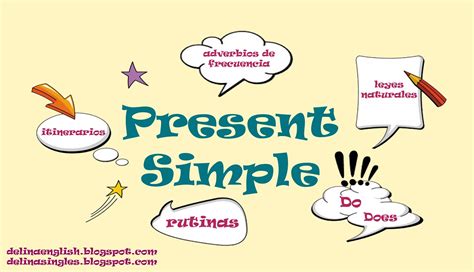 Los Tiempos Verbales en Inglés Present Simple El blog de Tusclases