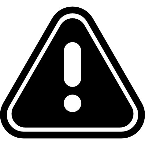 Exclamation Mark Risk Caution Attention Dangerous Warning Shapes Icon