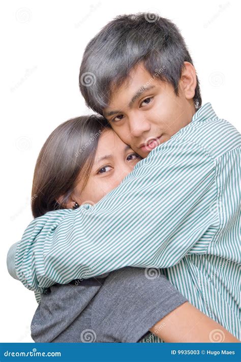 Asian Teen Couple Love Stock Image Image Of Teen Cuddle 9935003