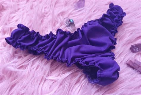 Ruffled Panties Violet Purple Etsy