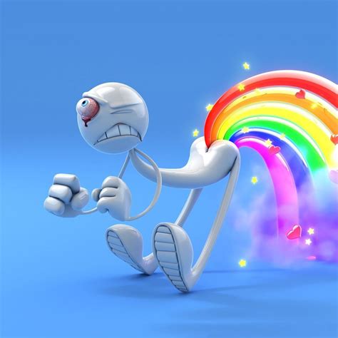 Rainbow Fart Wallpaper And Background 3d Wallpapers