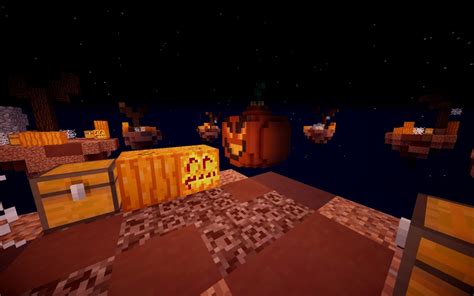 Halloween Themed Skywars Map Minecraft Map