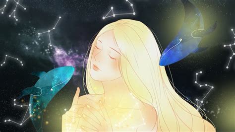 Cartoon Hand Painted Twelve Constellations Beauty Avatar Illustration