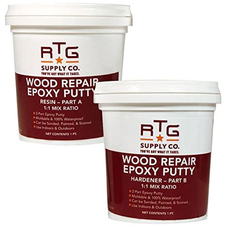 Rtg Wood Repair Epoxy Putty 2 Pint Kit Pricepulse