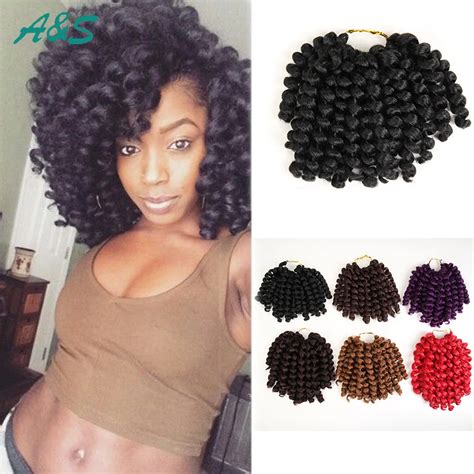 Popular 8 Inch Multi Colors Available Jumpy Wand Curl Crochet Hair