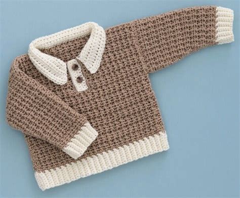 Boys Sweater Crochet Pullover Pattern Crochet Baby Patterns Boy