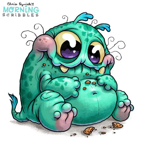 Chris Ryniak On Twitter Cute Monsters Drawings Monster Drawing Cute