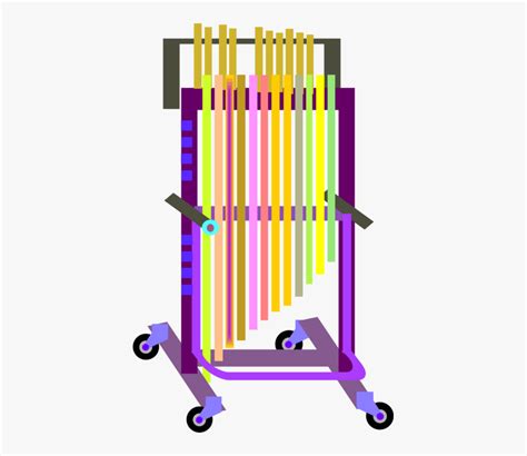 Download Vector Illustration Of Orchestral Xylophone Chromatic - Graphic Design , Free Transparent ...