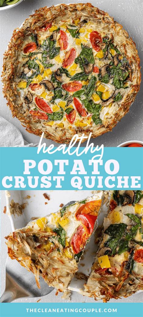 Potato Crust Quiche Recipe Breakfast Quiche Recipes Clean Eating