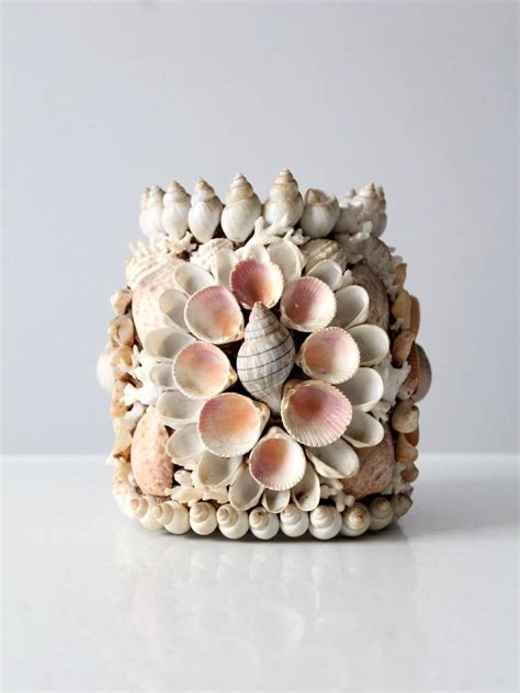Vintage Seashell Vase Chairish Sea Shells Diy Seashell Crafts