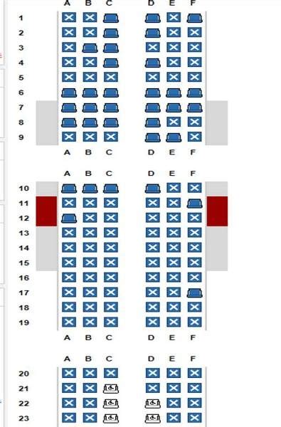 Frontier Airline Seating Map