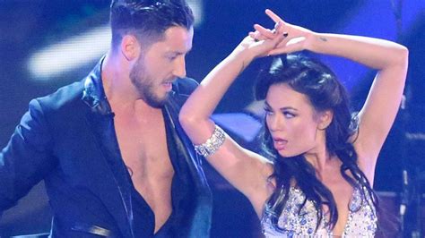 Hot To Trot ‘dwts Pro Val Chmerkovskiy And Partner Janel Parrish Getting ‘steamy Source