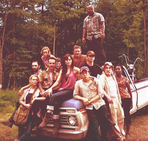 The Cast The Walking Dead Photo 22607234 Fanpop
