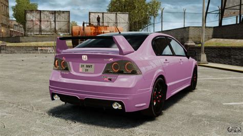 It is featured as a unicorn car in forza motorsport 4. Honda Civic Type-R (Mugen RR) for GTA 4