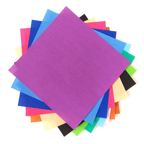 Origami Paper Sheets Multi Colored Paper Assortment 120 Etsy