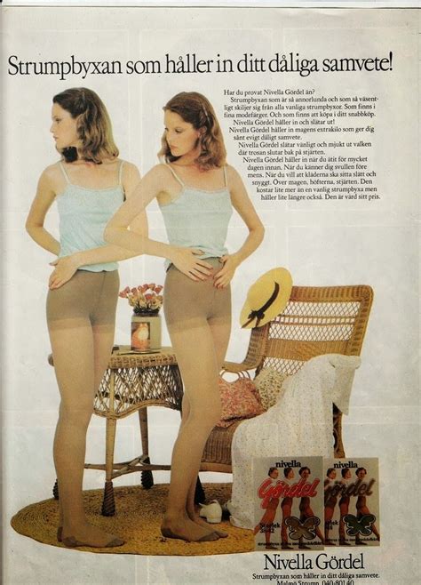 1970s german pantyhose ad bas collants rétro
