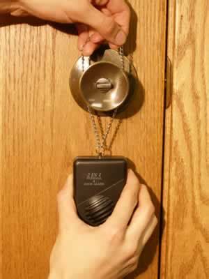 Attach a bell to the sleepwalker's bedroom door that will jingle if they. Door Knob Alarm - Know if Someone even Touches Your Door