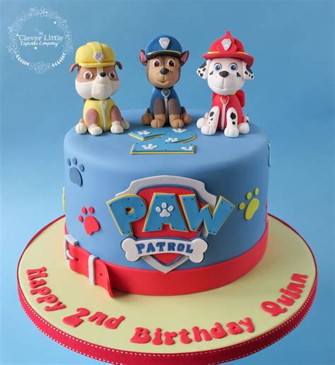 The show is about problem solving dogs that go on rescue missions to protect their community.the characters range from a firedog to a police pup and they are pretty cute. Paw Patrol Cake - CakeCentral.com