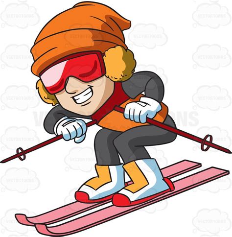 Skier Cartoon Clipart Free Cliparts Download Images On Clipground