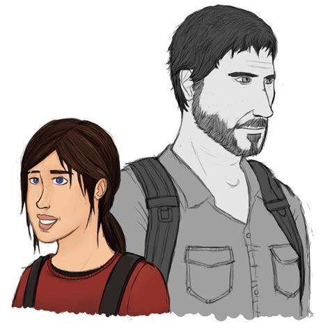 Ellie And Joel The Last Of Us By Lunapocalypse On Deviantart