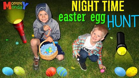 For smaller groups, have equal numbers of different colored eggs and have each child collect his own. Flashlight Easter Egg Hunt! || Mommy Monday | Easter egg ...
