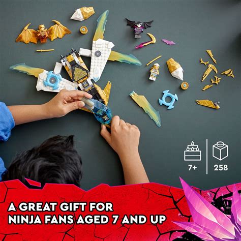 Lego Ninjago Zanes Golden Dragon Jet 71770 Toy Plane Set Birthday
