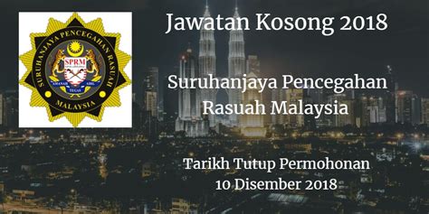 Permohonan adalah dipelawa daripada warganegara malaysia yang berkela… Suruhanjaya Pencegahan Rasuah Malaysia Jawatan Kosong SPRM ...