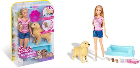 Barbie Newborn Pups Doll Pets Fdd43 Toyschoose