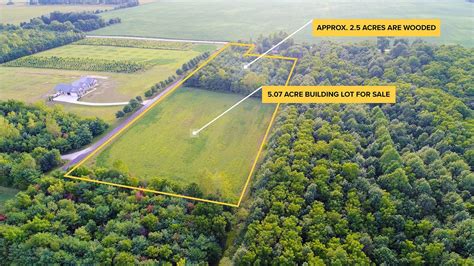 5 acre partially wooded building site in west lafayette indiana j 138 farm real estate for