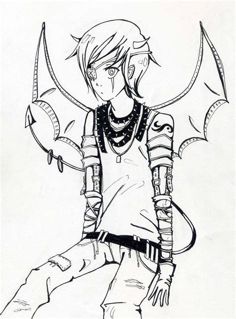 Demon Boy Anime Demon Anime Drawings Boy Demon Drawings