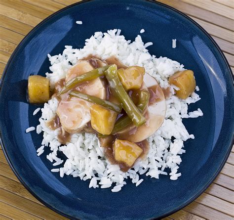 (if you need to, add more water or broth to keep some liquid in the bottom throughout cooking.) 5. Sweet-and-Sour Baked Chicken ~ Heat Oven to 350