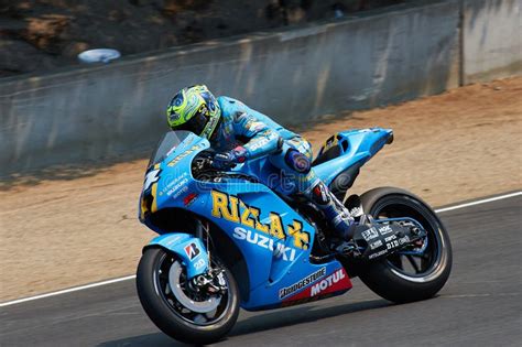 Motogp Laguna Seca 2009 Rizla Suzuki Editorial Photo Image Of