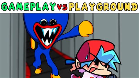 Huggy Wuggy Vent Chase Fnf Character Test Gameplay Vs Playgrounds