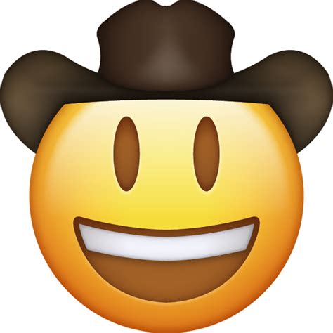 Cowboy Emoji Download Ios Emojis Emoji Island