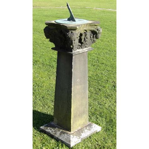 Antique Sandstone Sundial Stone Statues Holloways Garden Antiques