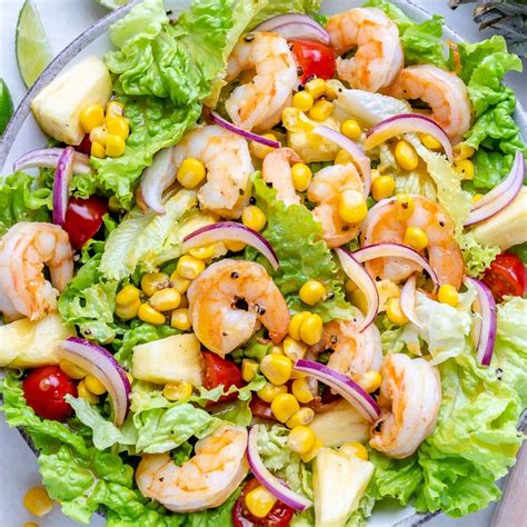 Pineapple Shrimp Salad Clean Food Crush