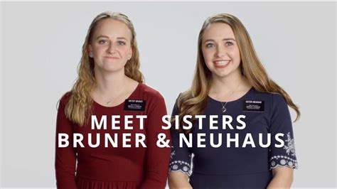 Meet Sisters Bruner And Neuhaus Latter Day Saint Missionaries Youtube