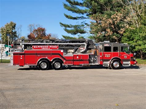 New Pierce Fire Truck Velocity 100 Ascendant Mid Mount Tower