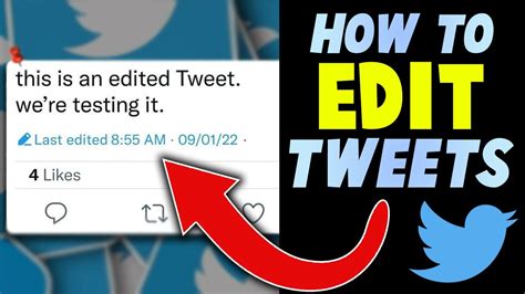 How To Edit Tweets On Twitter Youtube