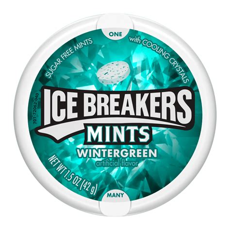 Ice Breakers Wintergreen Sugar Free Mints 15 Oz Puck