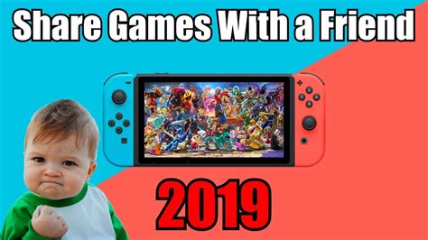 How To Share Games On Nintendo Switch With A Friend Play At The Same Time Gameshare Tutorial