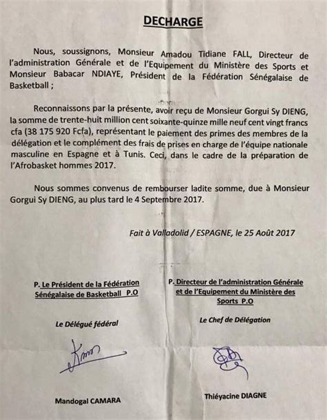 Basket Senegal Gorgui Sy Dieng Réclame Ses 38 Millions Au Ministère Des Sports Enquete