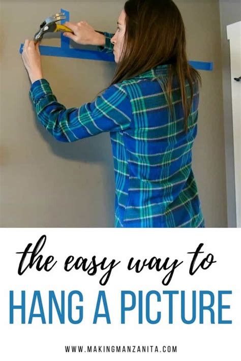 How To Hang A Picture The Easy Way Hanging Pictures Picture Hanging