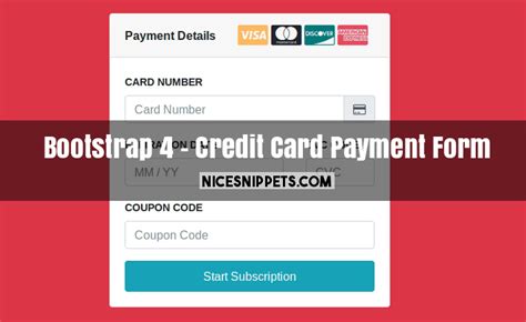 There is a documentation giving references but i can as of version 3 of stripe, this new version generates the content of the card form by means of its javascript plugin. Bootstrap 4 Credit Card Payment With Stripe Form Design