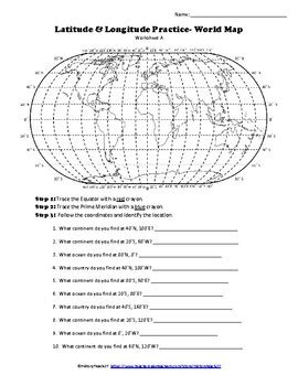 Represents the true shape 2. Latitude and Longitude Practice by HistoryTeach27 | TpT