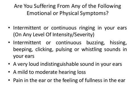 Causes Of Ringing In Ears