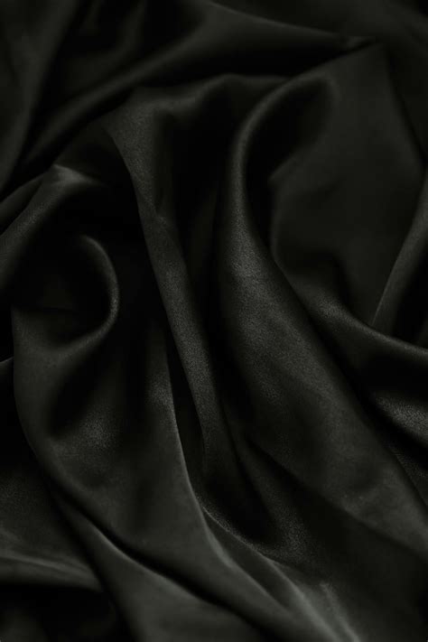 Rippled Black Fabric · Free Stock Photo