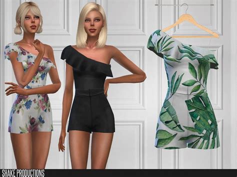 Outfitsjumpsuits Found In Tsr Category Sims 4 Female Everyday Sims