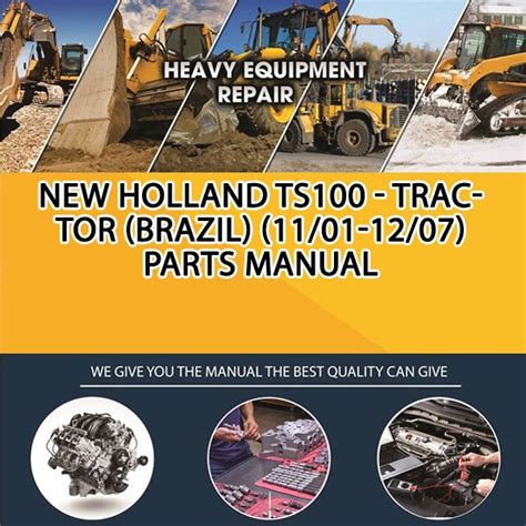 New Holland Ts90 Ts100 Ts110 Ts115 Tractors Operation And Maintenance