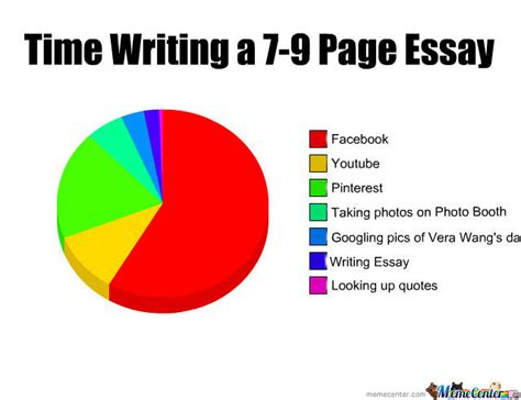 Check spelling or type a new query. Time Writing A 7-9 Page Essay by ceuzarraga1 - Meme Center